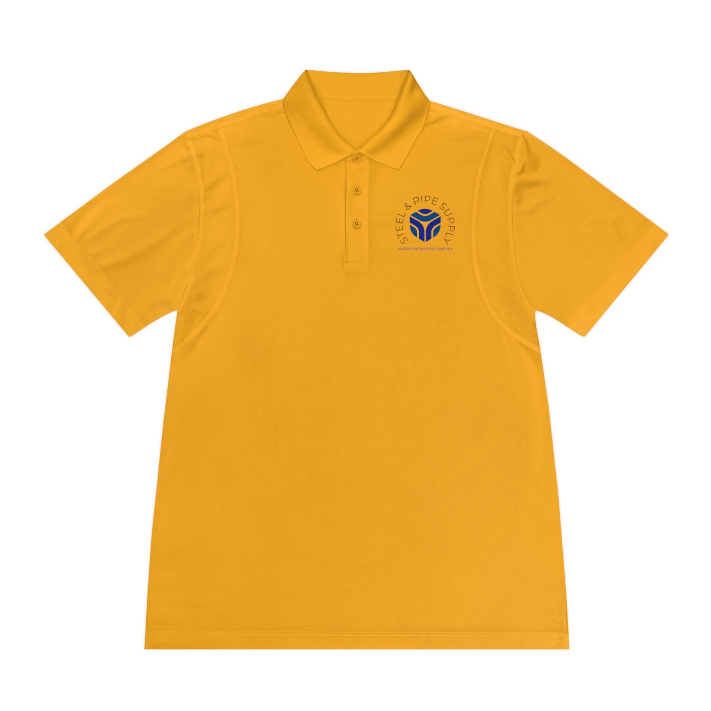 Copy of Applied Physics Men's Sport Polo Shirt- White Embroidery