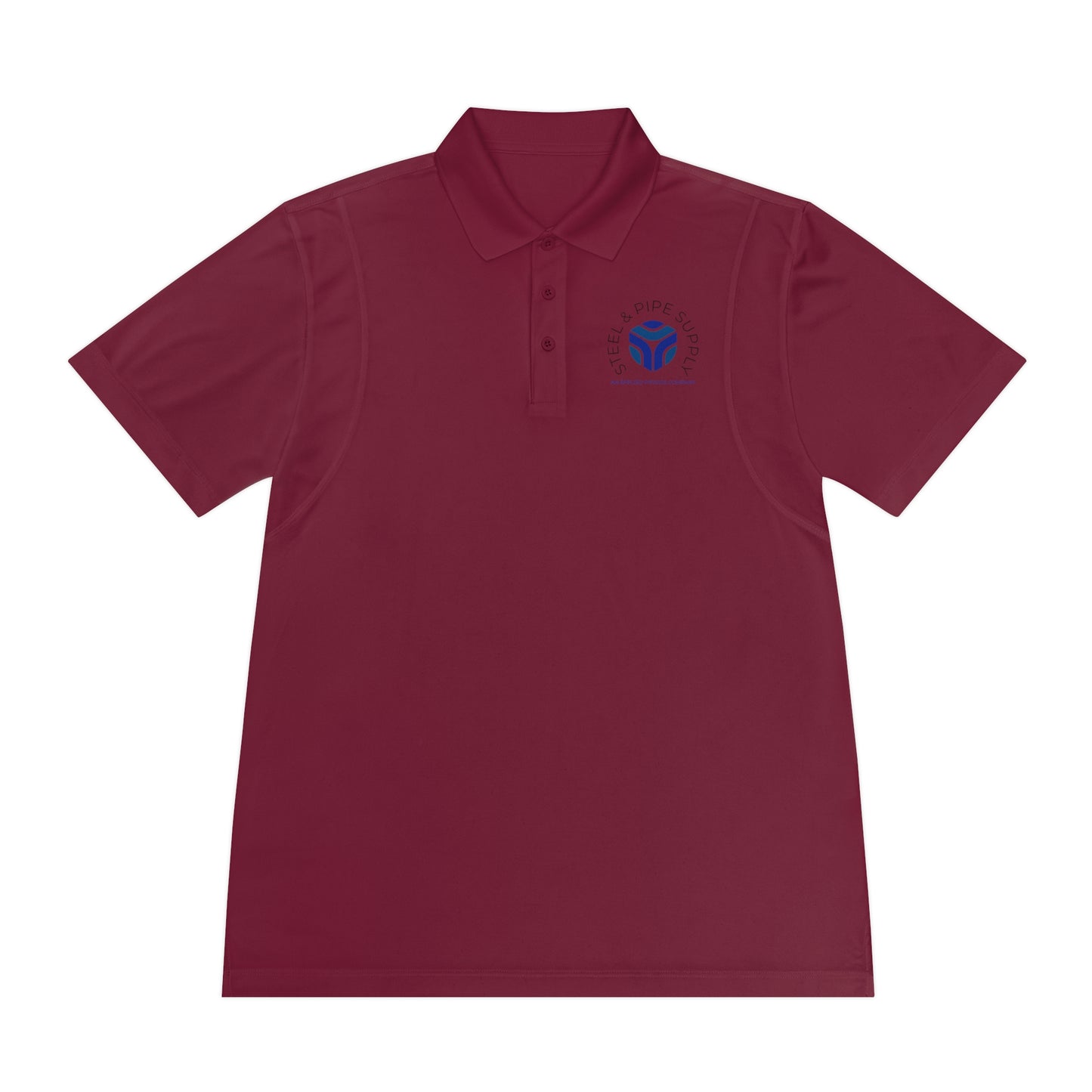 Copy of Applied Physics Men's Sport Polo Shirt- White Embroidery