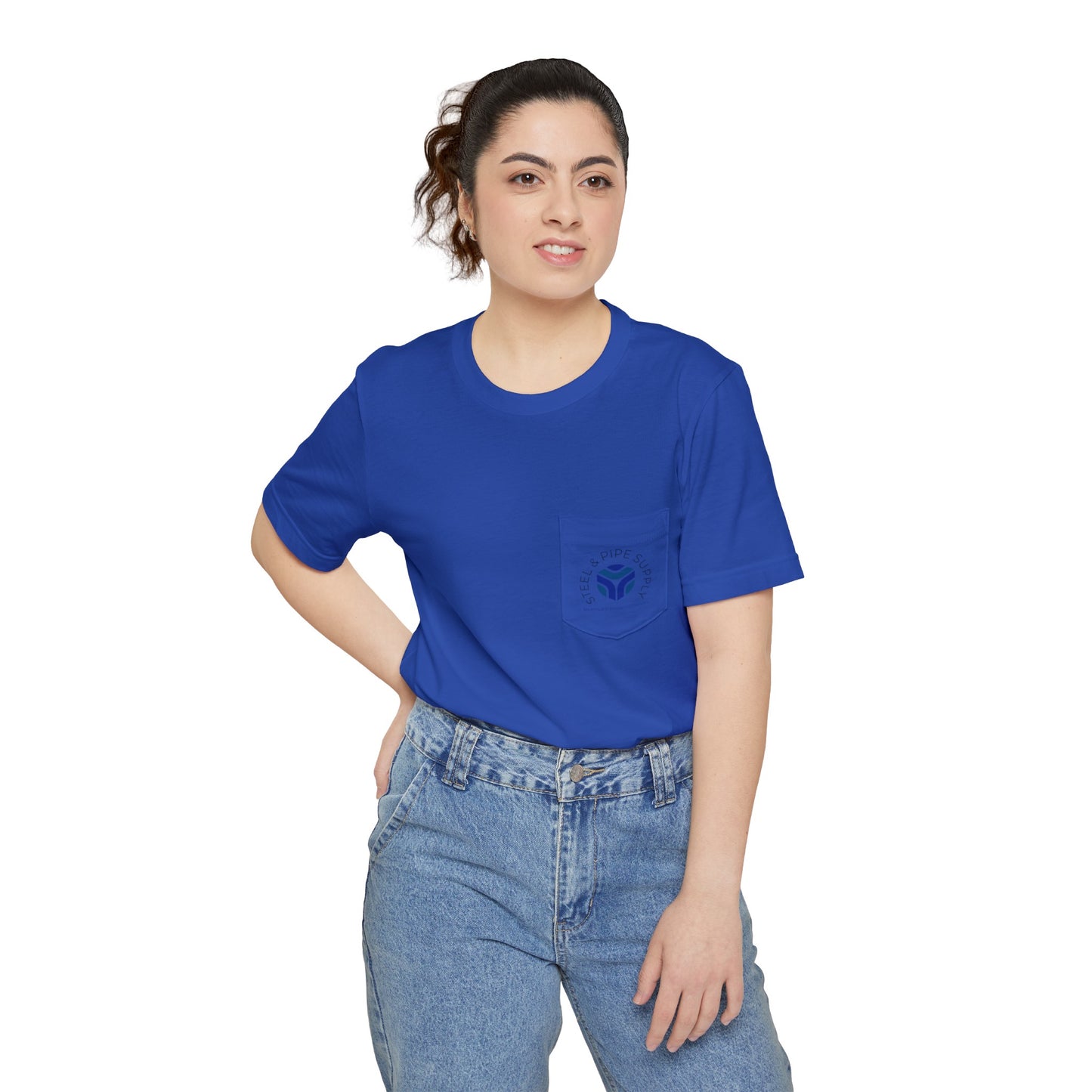 Steel and Pipe Supply Unisex Pocket T-shirt