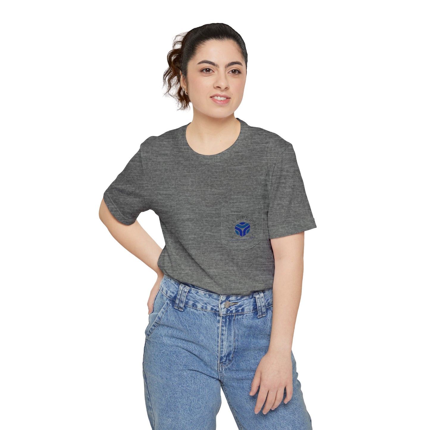 Steel and Pipe Supply Unisex Pocket T-shirt
