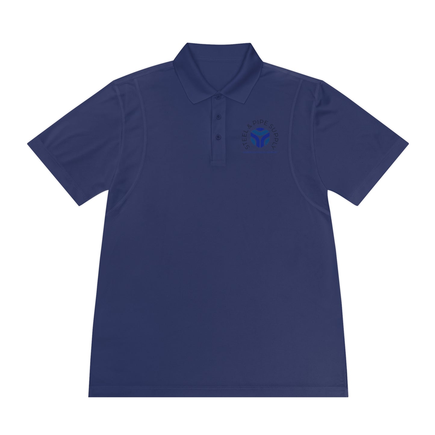 Copy of Applied Physics Men's Sport Polo Shirt- White Embroidery