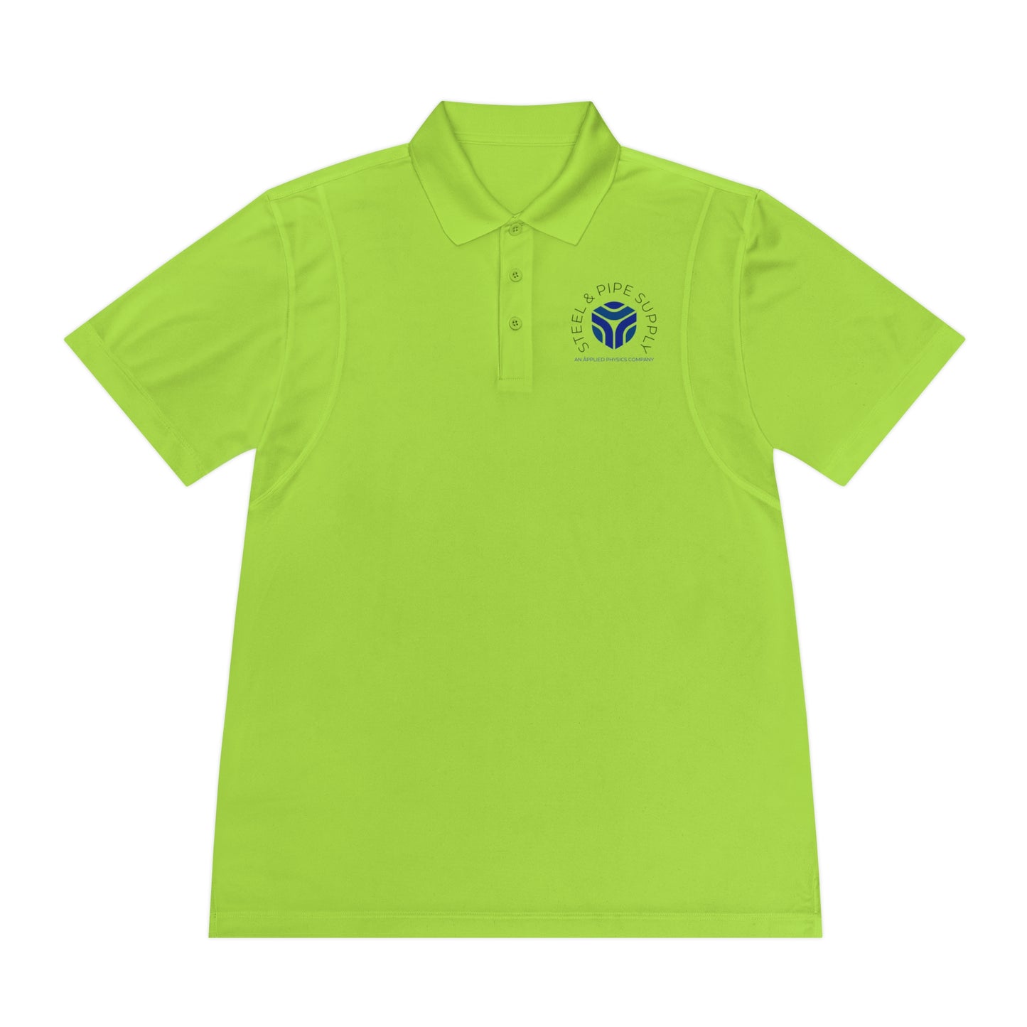 Copy of Applied Physics Men's Sport Polo Shirt- White Embroidery