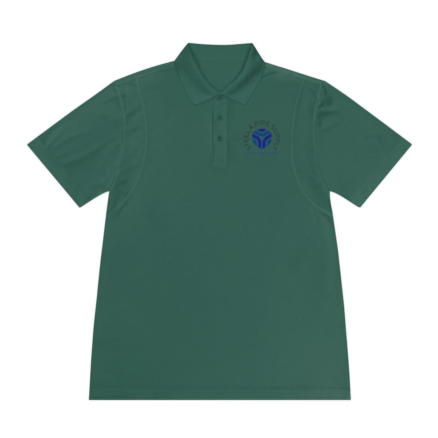 Copy of Applied Physics Men's Sport Polo Shirt- White Embroidery