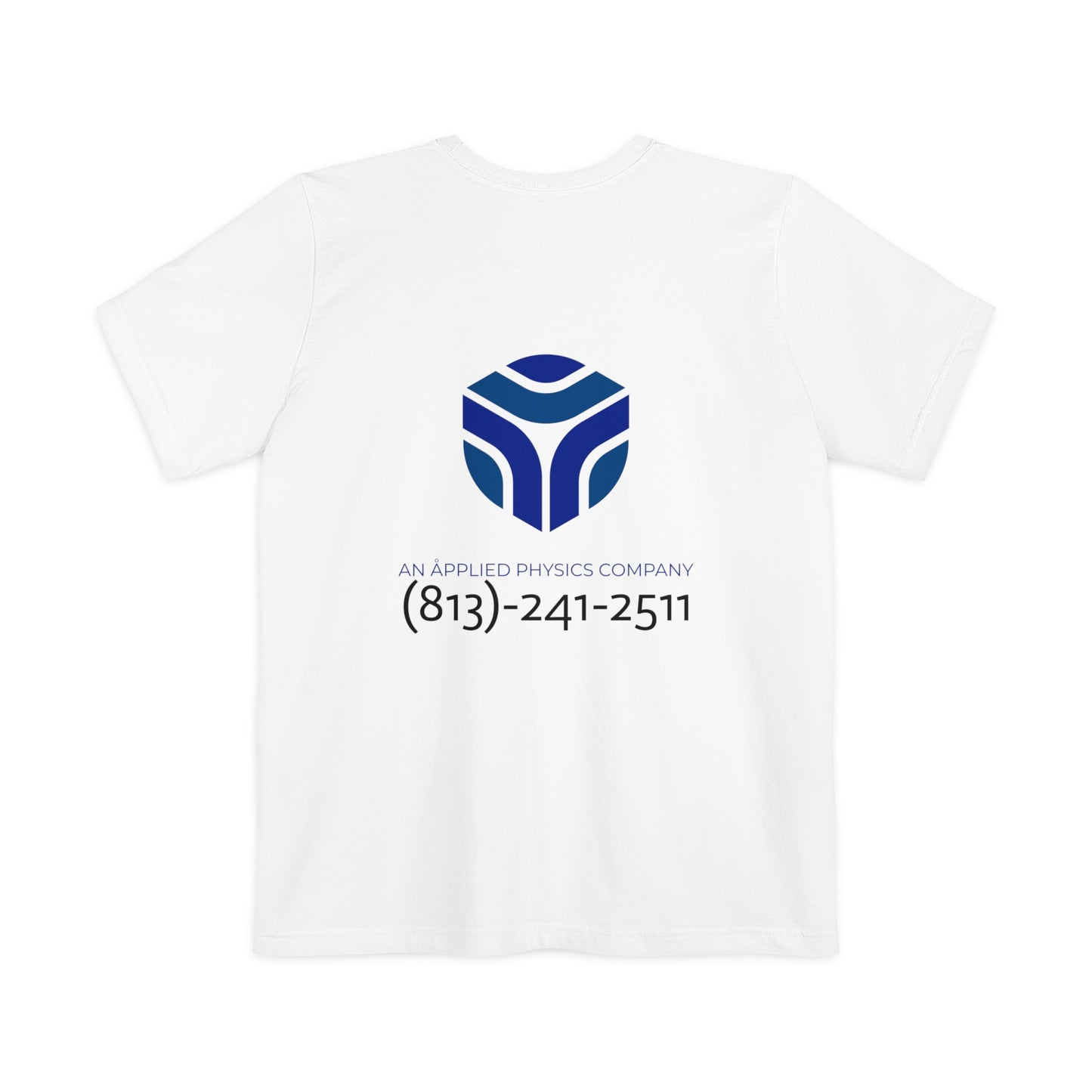 Steel and Pipe Supply Unisex Pocket T-shirt- White Text