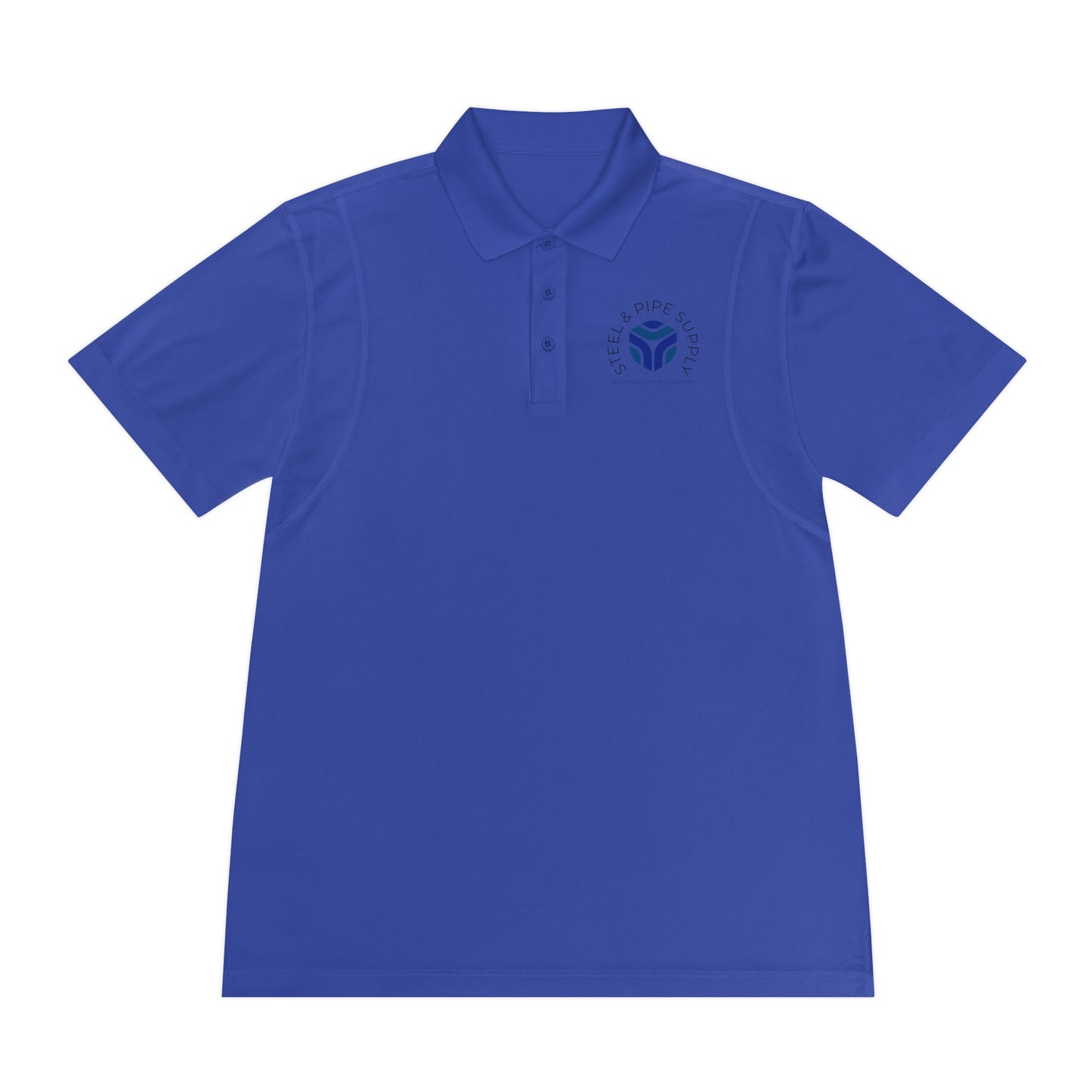 Copy of Applied Physics Men's Sport Polo Shirt- White Embroidery