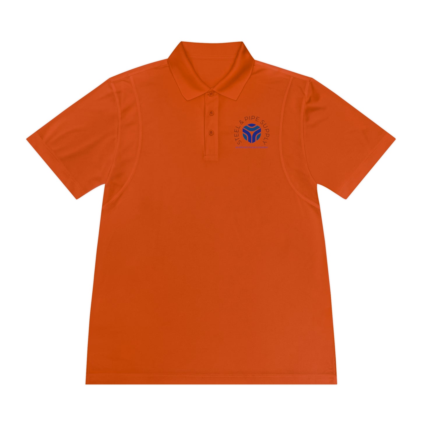 Copy of Applied Physics Men's Sport Polo Shirt- White Embroidery