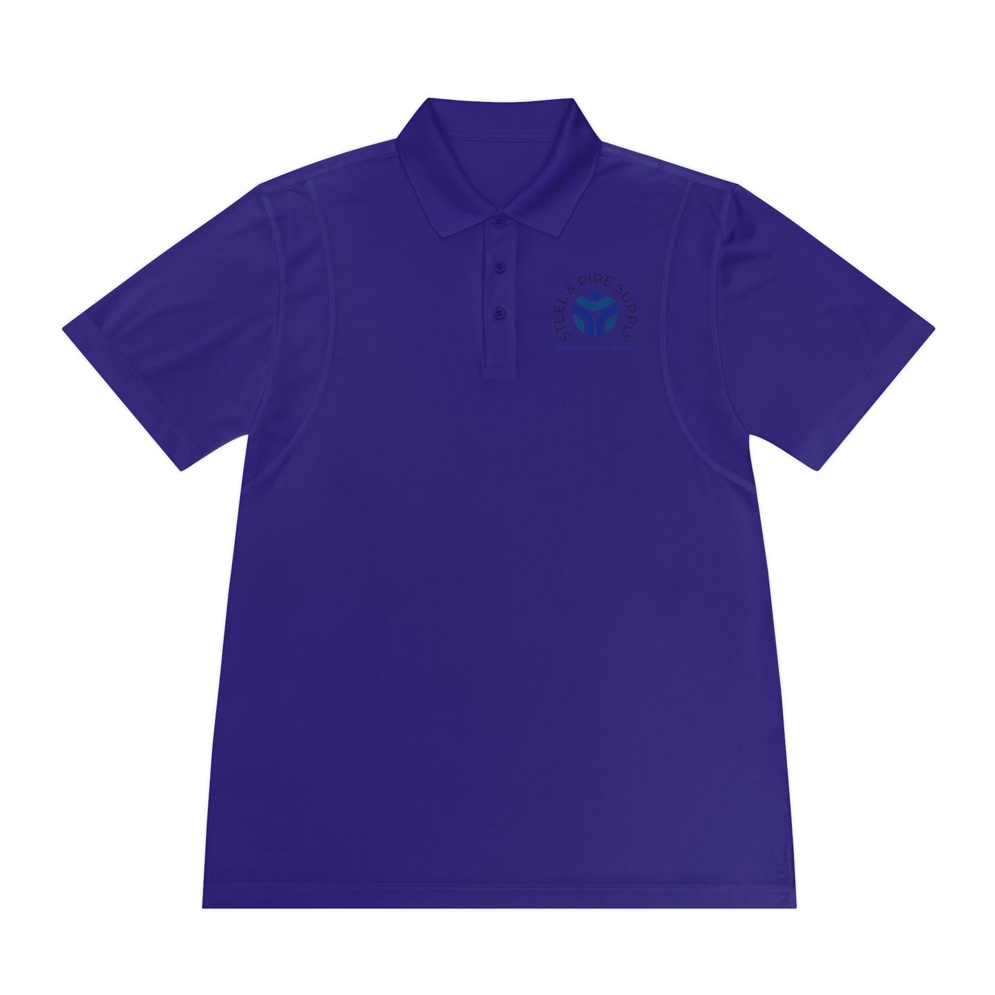 Copy of Applied Physics Men's Sport Polo Shirt- White Embroidery