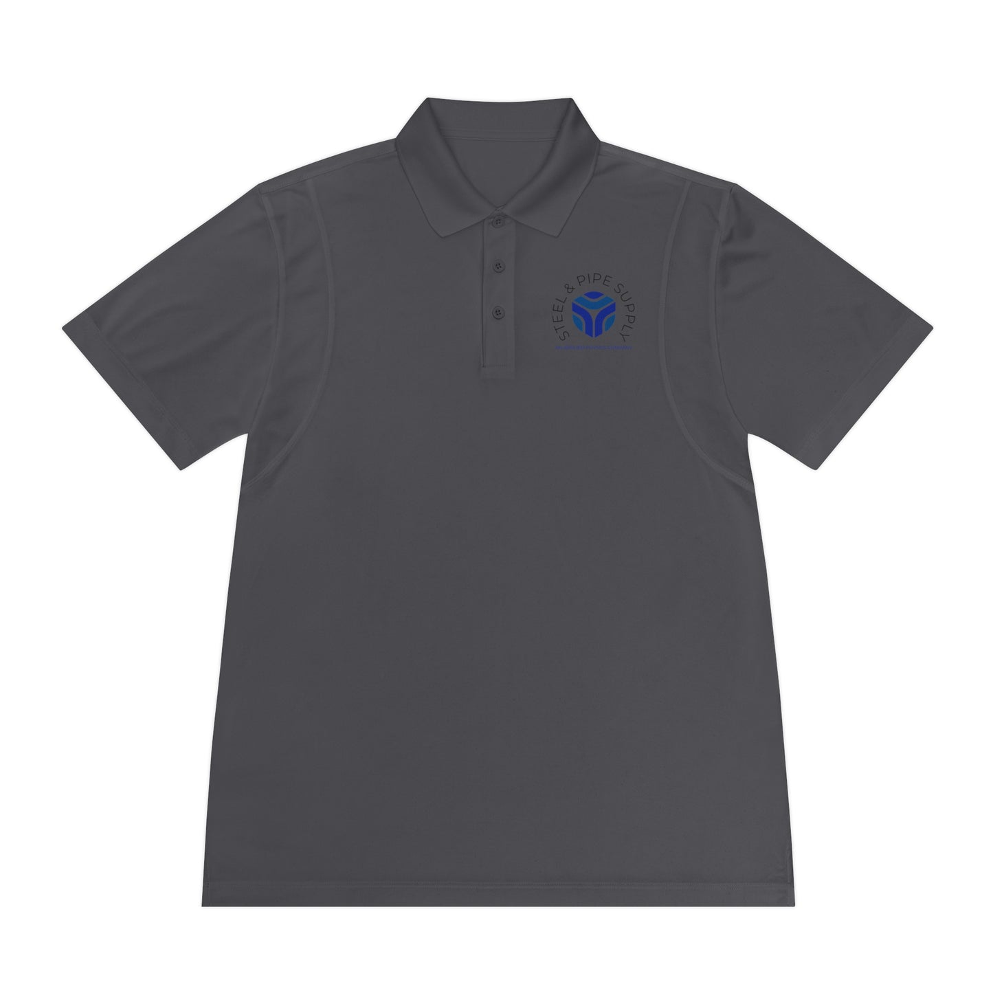 Copy of Applied Physics Men's Sport Polo Shirt- White Embroidery