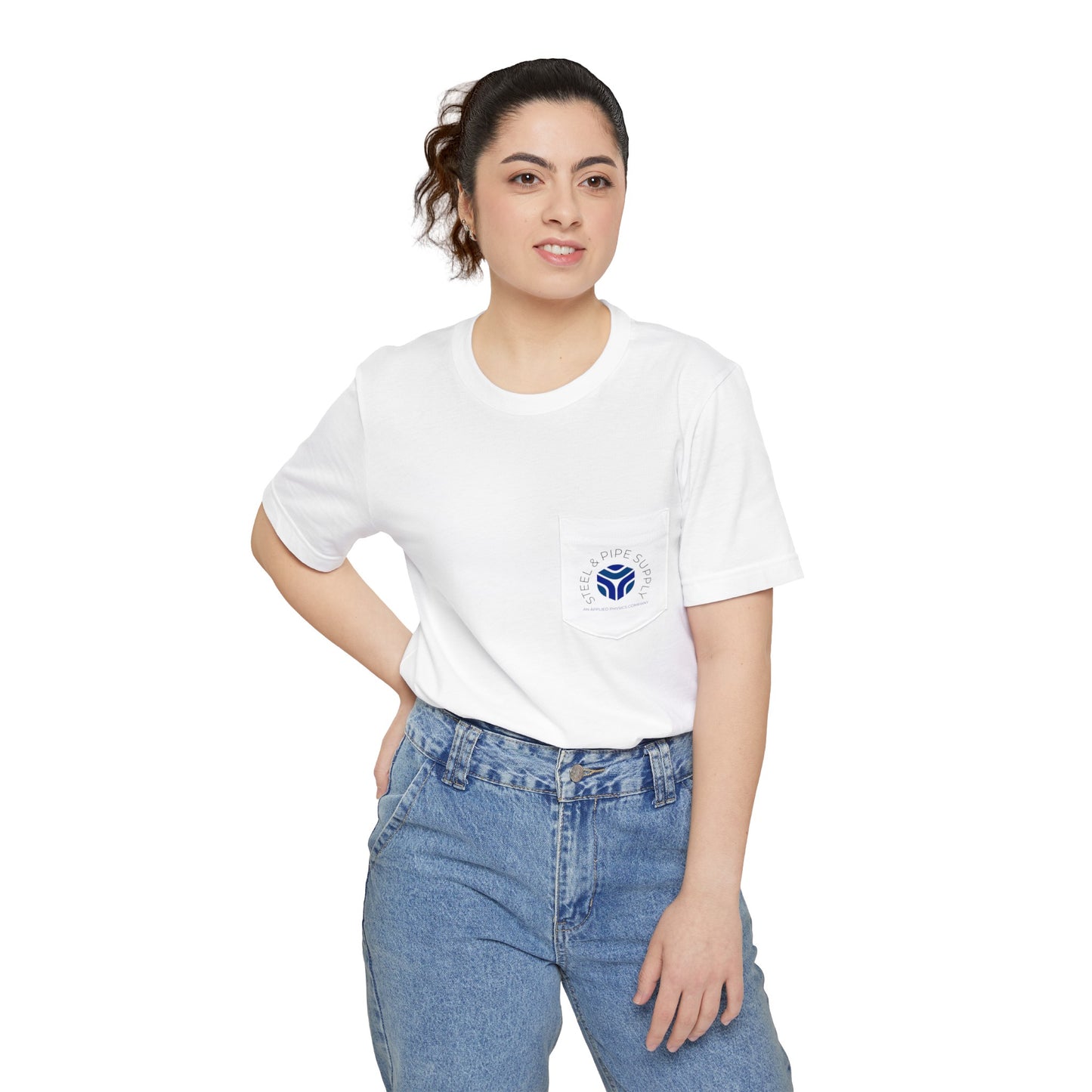 Steel and Pipe Supply Unisex Pocket T-shirt