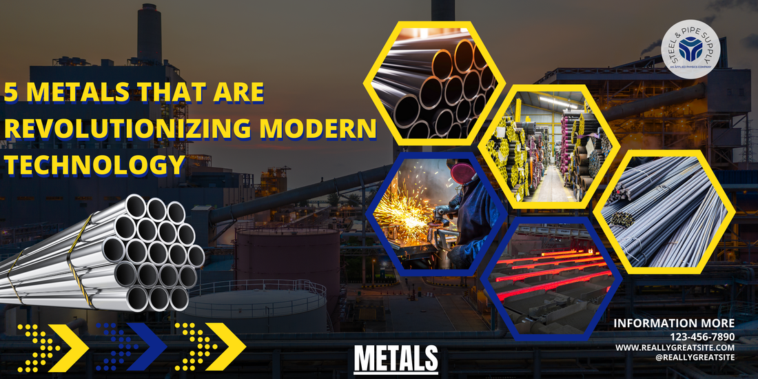 5 Metals That Are Revolutionizing Modern Technology