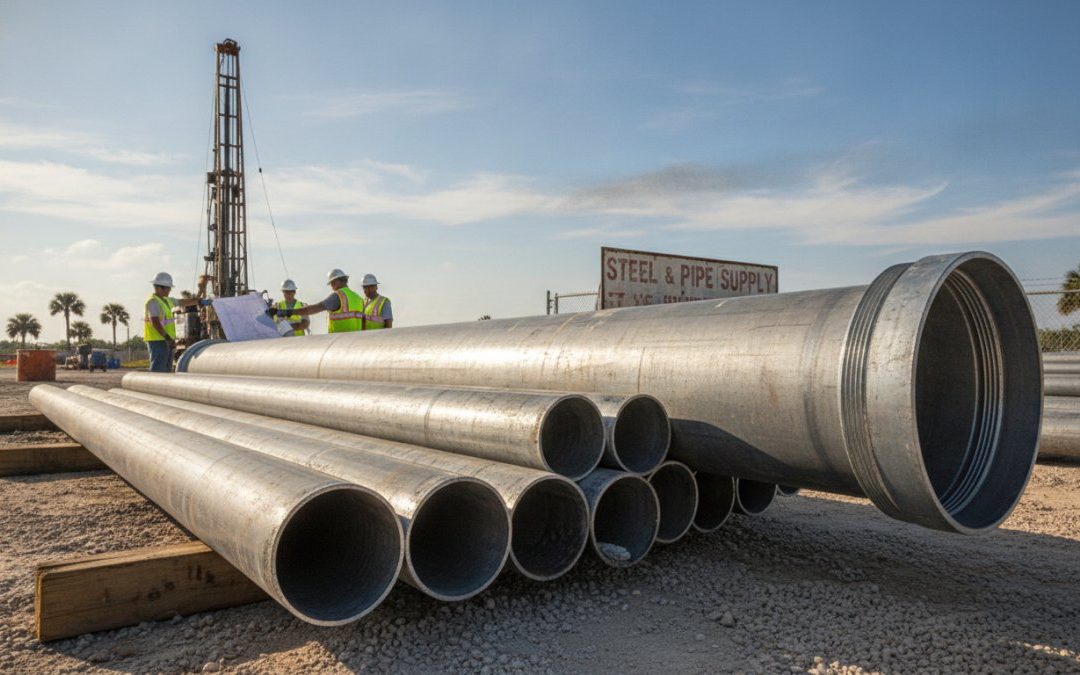 Steel pipe for well casing