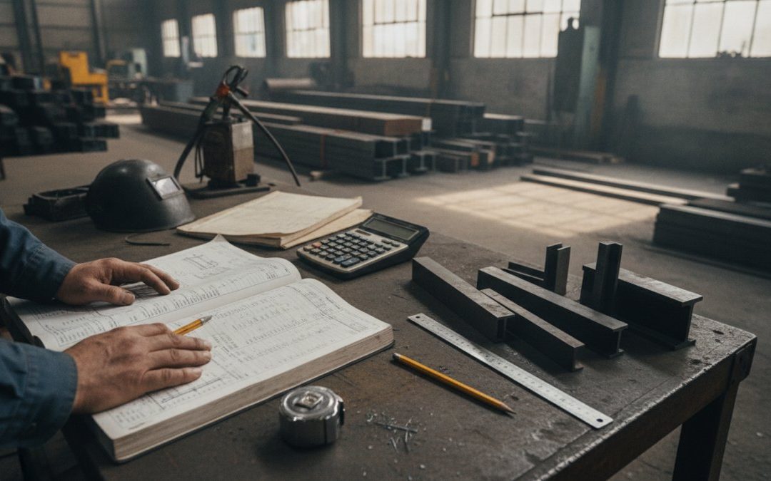 Steel beam sizing and load calculation guide