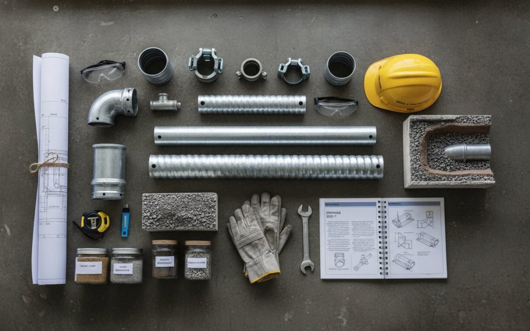 Steel pipe for drainage projects