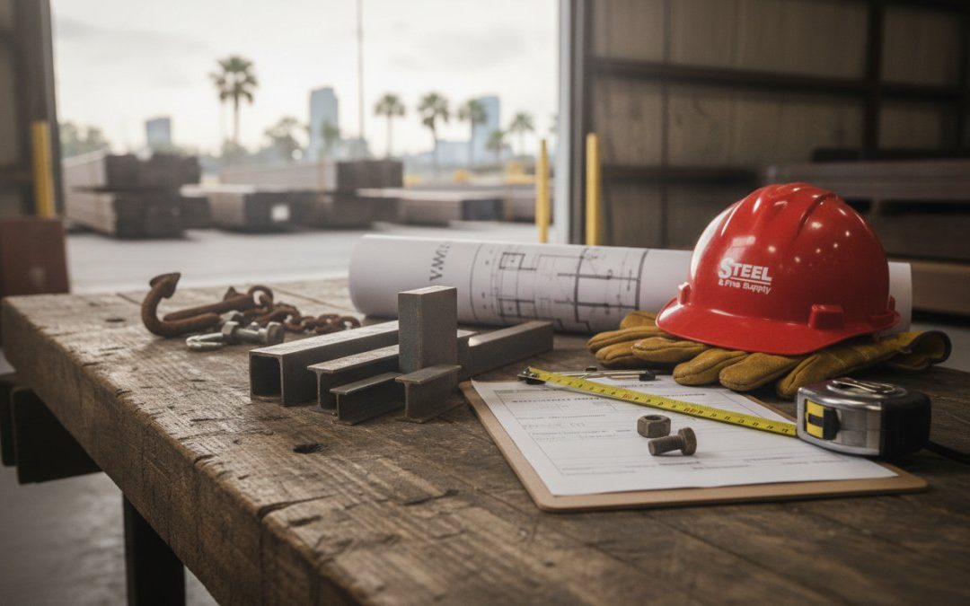Steel beams available from Tampa-area suppliers